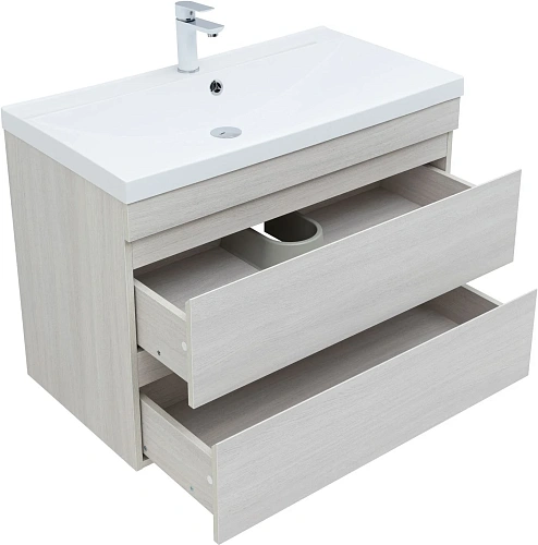 Тумба под раковину Aquanet Нота New 100 дуб холден 00334206 подвесная Тумба под раковину Aquanet Нота New 100 дуб холден 00334206 подвесная