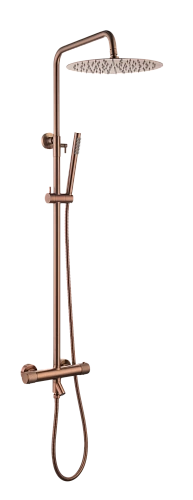 Душевая система Boheme Uno 468-T-CB c термостатом Copper Brushed Душевая система Boheme Uno 468-T-CB c термостатом Copper Brushed