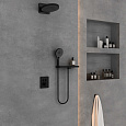 Душевая система Vincea Inspire VSFW-3I21T1RMB встраиваемая, термостатический, 2 режима, черный Душевая система Vincea Inspire VSFW-3I21T1RMB встраиваемая, термостатический, 2 режима, черный