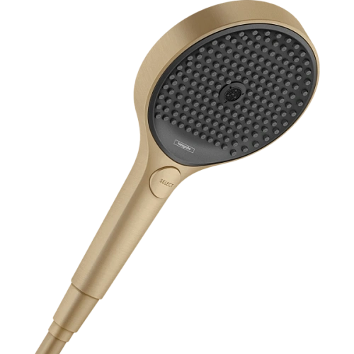 Душевая лейка Hansgrohe Rainfinity 130 3j 9L 26865140, шлифованная бронза Душевая лейка Hansgrohe Rainfinity 130 3j 9L 26865140, шлифованная бронза