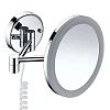 Зеркало косметическое WasserKRAFT K-1004 с LED-подсветкой, 3-х кратным увеличением хром Зеркало косметическое WasserKRAFT K-1004 с LED-подсветкой, 3-х кратным увеличением хром