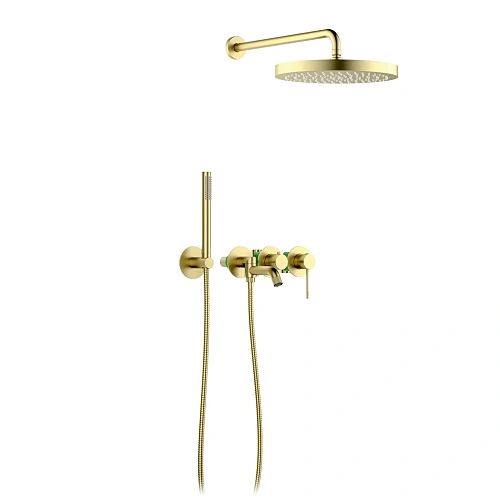 Душевая система Timo Saona SX-2348/17SM встраиваемая золото матовое Душевая система Timo Saona SX-2348/17SM встраиваемая золото матовое