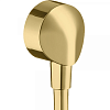 Шланговое подключение Hansgrohe Fixfit Полированное золото, 27454990