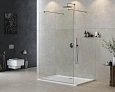 Душевая перегородка CEZARES LIBERTA-L-2-130-C-Cr 130см стекло прозрачное, профиль хром Душевая перегородка CEZARES LIBERTA-L-2-130-C-Cr 130см стекло прозрачное, профиль хром