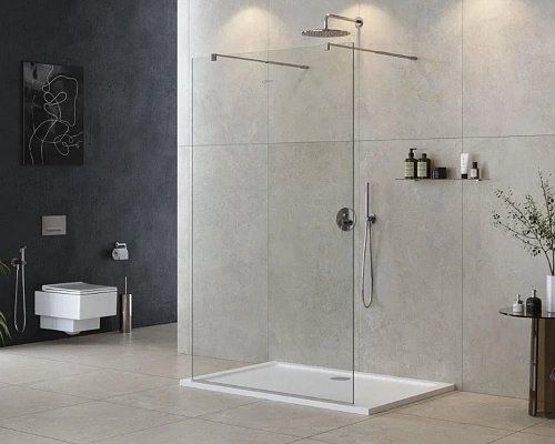 Душевая перегородка CEZARES LIBERTA-L-2-130-C-Cr 130см стекло прозрачное, профиль хром Душевая перегородка CEZARES LIBERTA-L-2-130-C-Cr 130см стекло прозрачное, профиль хром