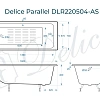 Ванна чугунная Delice Parallel 1600х700 без ручек с анстискользящим покрытием DLR220504-AS Ванна чугунная Delice Parallel 1600х700 без ручек с анстискользящим покрытием DLR220504-AS