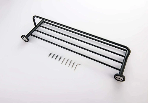 Полотенцедержатель Aquatek ЕВРОПА AQ4115MB черный матовый Полотенцедержатель Aquatek ЕВРОПА AQ4115MB черный матовый