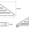 Мыльница Bemeta CYTRO 102308261 Мыльница Bemeta CYTRO 102308261