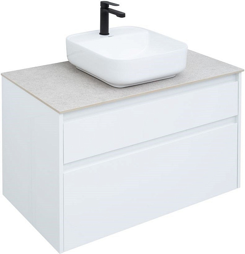 Тумба под раковину Aquanet Nova Lite 90 белый (2 ящика) 00242268 Тумба под раковину Aquanet Nova Lite 90 белый (2 ящика) 00242268