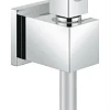 Душевой гарнитур GROHE Euphoria Cube (Душевая лейка, Держатель, шланг 1250 мм), хром (27703000) Душевой гарнитур GROHE Euphoria Cube (Душевая лейка, Держатель, шланг 1250 мм), хром (27703000)