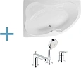 Акриловая ванна Aquanet Capri 170x110 L (каркас + смеситель Grohe BauEdge 2511700A) 00203914 + 00155683 + 00240613 Акриловая ванна Aquanet Capri 170x110 L (каркас + смеситель Grohe BauEdge 2511700A) 00203914 + 00155683 + 00240613