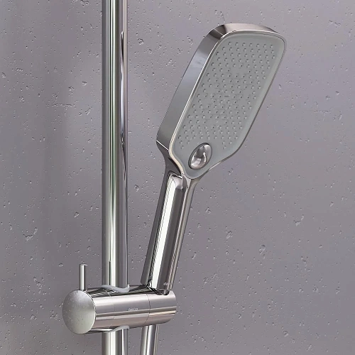 Душевая система Damixa Gala 953000000 верхний душ 300x210 мм, штанга 1050-1450, хром Душевая система Damixa Gala 953000000 верхний душ 300x210 мм, штанга 1050-1450, хром