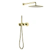 Душевая система Timo Saona SX-2359/17SM встраиваемая с термостатом золото матовое Душевая система Timo Saona SX-2359/17SM встраиваемая с термостатом золото матовое