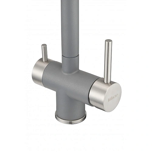 Смеситель для кухни Milacio Ultra ( MCU.554.GR ) серый металлик Смеситель для кухни Milacio Ultra ( MCU.554.GR ) серый металлик