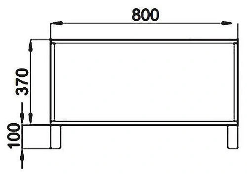 Тумба под раковину Aquaton Интегро 80 белая, ножки 1A143203IN010 Тумба под раковину Aquaton Интегро 80 белая, ножки 1A143203IN010