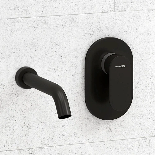 Смеситель для раковины WasserKRAFT A74543 встраиваемый черный Смеситель для раковины WasserKRAFT A74543 встраиваемый черный