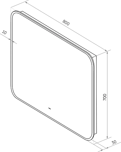 Комплект мебели DIWO Элиста 80 светлое дерево, с раковиной Moduo 50 Square 554899 Комплект мебели DIWO Элиста 80 светлое дерево, с раковиной Moduo 50 Square 554899