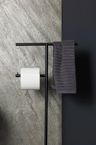 Держатель туалетной бумаги Allen Brau Priority 6.31FT1-31 черный матовый Держатель туалетной бумаги Allen Brau Priority 6.31FT1-31 черный матовый