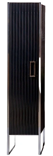 Шкаф-пенал Boheme MONACO черный глянец + хром L 868-BCR-L Шкаф-пенал Boheme MONACO черный глянец + хром L 868-BCR-L