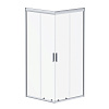 Картинка анонса товара «душевой уголок damixa skyline dx35wg-403-090mt 90х90x190, профиль матовый хром, стекло прозрачное»