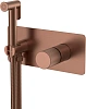 Картинка анонса товара «гигиенический душ boheme stick 127-brb.3 brushed bronze ручка linea»