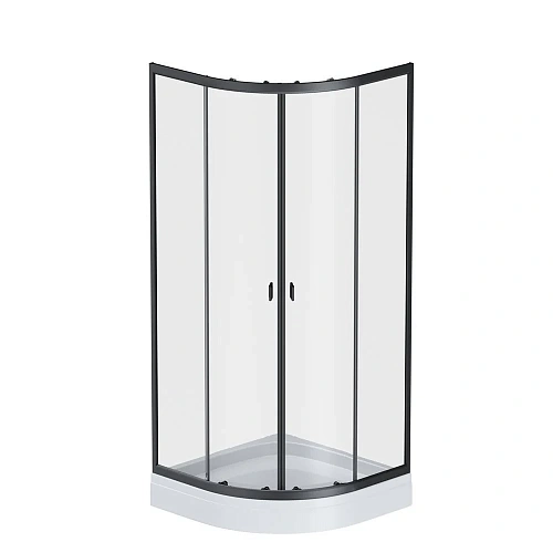 Душевой уголок AM.PM X-Joy W88G-205-080BT64 Twin Slide, 80x80, профиль черный Душевой уголок AM.PM X-Joy W88G-205-080BT64 Twin Slide, 80x80, профиль черный