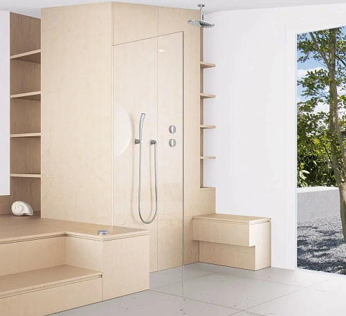 Верхний душ GROHE Rainshower Cosmopolitan Metal, 300х150 мм, Кронштейн верхнего душа, хром (26059000 Верхний душ GROHE Rainshower Cosmopolitan Metal, 300х150 мм, Кронштейн верхнего душа, хром (26059000