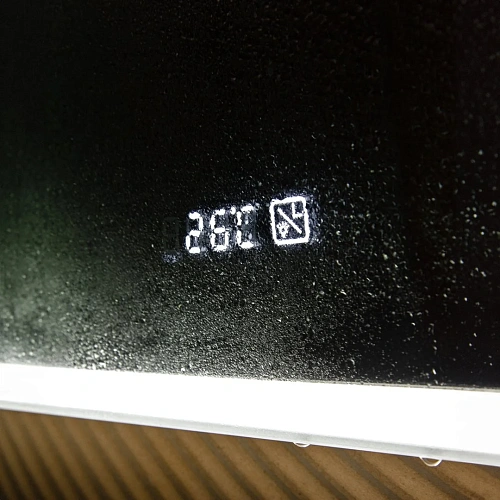 Зеркало Silver mirrors СТИВ-4 700x680 Сенсорный выключатель + ЧАСЫ ФР-00001699 Зеркало Silver mirrors СТИВ-4 700x680 Сенсорный выключатель + ЧАСЫ ФР-00001699