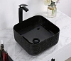 Раковина CeramaLux D1303H004 накладная, черный