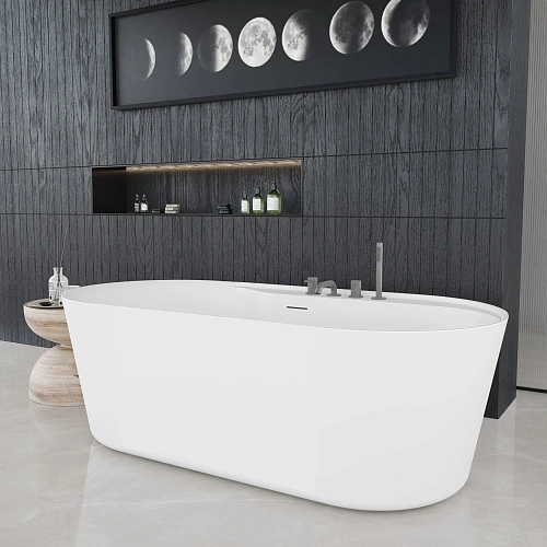 Ванна отдельностоящая AQUAme AQM3505MW-R белый Ванна отдельностоящая AQUAme AQM3505MW-R белый