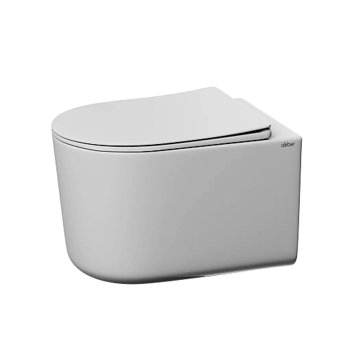 Унитаз подвесной ABBER Ultra AC1302 белый с ультратонким ободком Унитаз подвесной ABBER Ultra AC1302 белый с ультратонким ободком