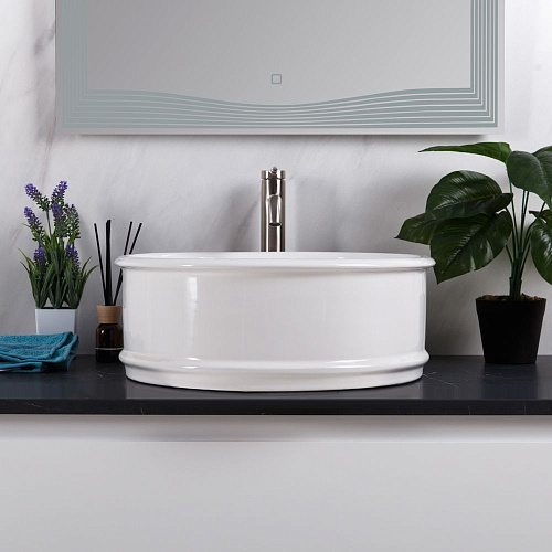 Раковина BelBagno BB1383 450x450 белый Раковина BelBagno BB1383 450x450 белый