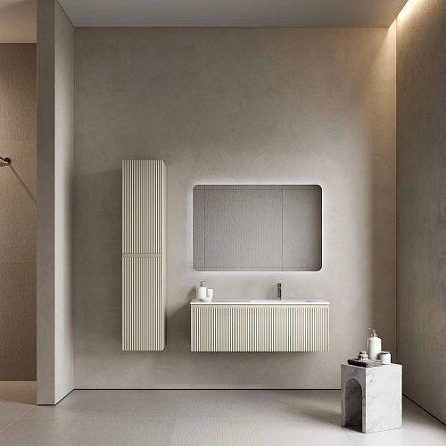 Тумба под раковину SANCOS Snob SNR1.0120RCE R 1.0 1195х445х406 Beige Soft подвесная Тумба под раковину SANCOS Snob SNR1.0120RCE R 1.0 1195х445х406 Beige Soft подвесная