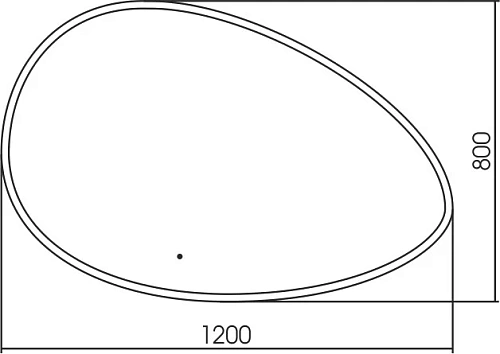 Зеркало STWORKI Скаген 120 с подсветкой, белое, инфракрасное управление, овальное, большое 551000 Зеркало STWORKI Скаген 120 с подсветкой, белое, инфракрасное управление, овальное, большое 551000