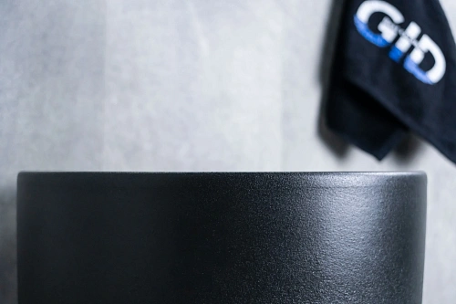 Раковина Gid Nb130bg 81110 напольная черная графит 40x40x85 Раковина Gid Nb130bg 81110 напольная черная графит 40x40x85