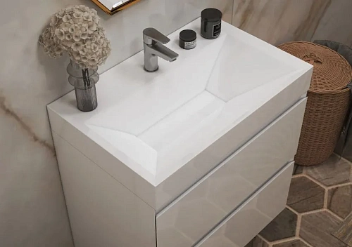 Раковина Эстет Quadro 85 silk ФР-00017367 850х500 накладная Раковина Эстет Quadro 85 silk ФР-00017367 850х500 накладная