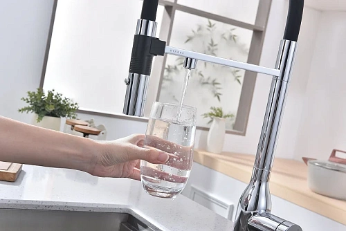 Смеситель для кухни Paulmark Magneto One хром Ma213188-CR Смеситель для кухни Paulmark Magneto One хром Ma213188-CR