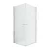 Душевой уголок NEW TRENDY NEW SOLEO 2D 70x80x195 D-0139A/D-0140A хром
