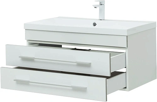 Тумба под раковину Aquanet Верона 90 New белый матовый 00272424 Тумба под раковину Aquanet Верона 90 New белый матовый 00272424