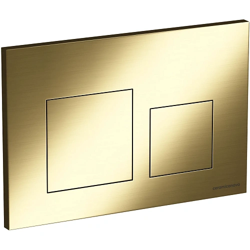 Клавиша смыва Ceramica Nova Balance Square CN12-002BG брашированное золото Клавиша смыва Ceramica Nova Balance Square CN12-002BG брашированное золото