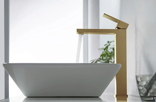 Смеситель для раковины Timo Selene 3011/17F золото матовое Смеситель для раковины Timo Selene 3011/17F золото матовое