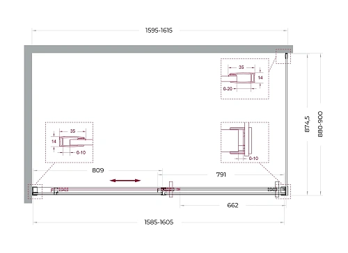 Душевой уголок BelBagno SOFT_CLOSE-1-AH-1-160/90-C-GM 160x90 см, профиль оружейная сталь, стекло прозрачное Душевой уголок BelBagno SOFT_CLOSE-1-AH-1-160/90-C-GM 160x90 см, профиль оружейная сталь, стекло прозрачное