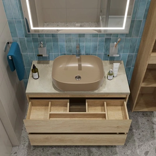 Тумба со столешницей и раковиной BelBagno KRAFT 80 kraft80rnn-kepmco-1302h316-set подвесная KRAFT80RNN-KEPMCO-1302H316-SET Тумба со столешницей и раковиной BelBagno KRAFT 80 kraft80rnn-kepmco-1302h316-set подвесная KRAFT80RNN-KEPMCO-1302H316-SET