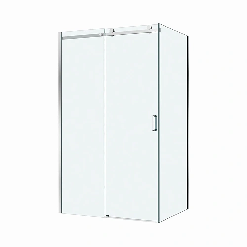 Душевой уголок BelBagno SOFT_CLOSE-2-AH-1-120/100-C-Cr 120x100 см, профиль хром, стекло прозрачное Душевой уголок BelBagno SOFT_CLOSE-2-AH-1-120/100-C-Cr 120x100 см, профиль хром, стекло прозрачное