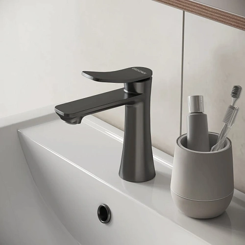 Смеситель для раковины GROSSMAN Advans 510.K35.09.420 графит сатиновый Смеситель для раковины GROSSMAN Advans 510.K35.09.420 графит сатиновый