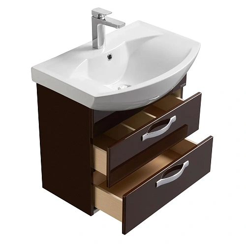 Тумба под раковину Aquaton Ария 65 М темно-коричневая 1A123301AA430 Тумба под раковину Aquaton Ария 65 М темно-коричневая 1A123301AA430