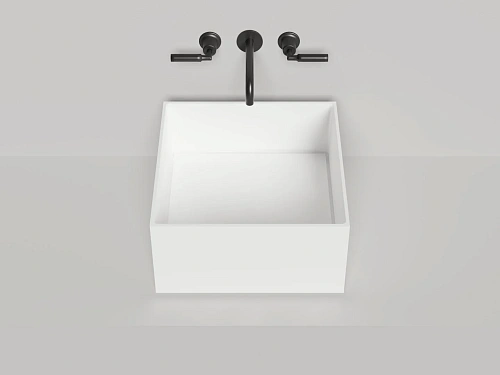 Раковина Salini ARMONIA SQUARE 02 покраска по RAL полностью 130522MF 450x450 накладная S-Stone Раковина Salini ARMONIA SQUARE 02 покраска по RAL полностью 130522MF 450x450 накладная S-Stone