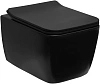 Унитаз подвесной Allen Brau Liberty 4.33007.31 с крышкой, черный матовый