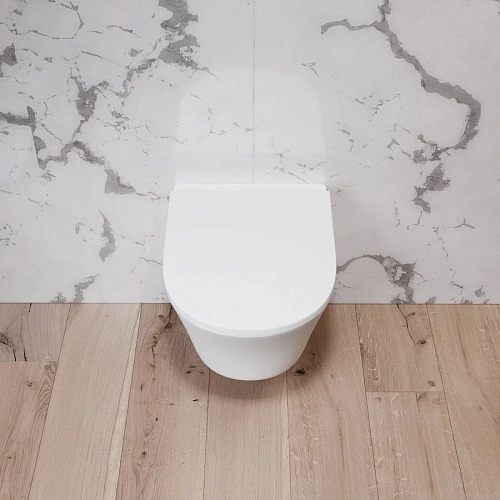 Унитаз подвесной Damixa Skyline DX35C1700SC безободковый с сиденьем микролифт Унитаз подвесной Damixa Skyline DX35C1700SC безободковый с сиденьем микролифт