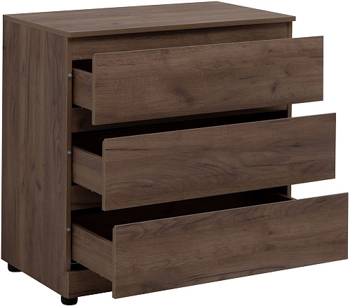 Комод Aquanet Сканди 800x480 Дуб крафт (3 ящика) 00302544 Комод Aquanet Сканди 800x480 Дуб крафт (3 ящика) 00302544